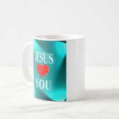 Mug Jésus t'aime (Devant gauche)