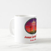 Mug jésus t'aime (Devant gauche)