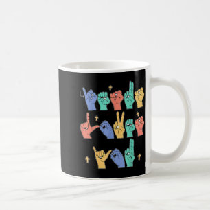Mug Jésus t'aime Asl chrétien Jésus tout-petit je sign