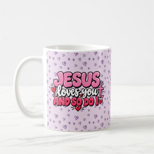 Mug Jésus t'aime et moi aussi (Gauche)