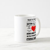Mug Jésus t'aime Salut éternel (Devant droit)
