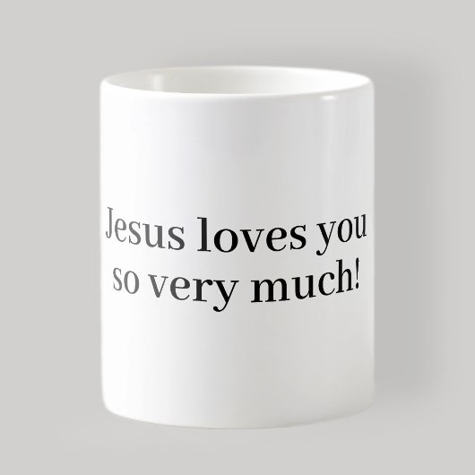 Mug Jésus t'aime tellement !