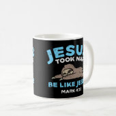 Mug Jesus Took Naps Sloth Funny Bible Verse God Christ (Devant droit)