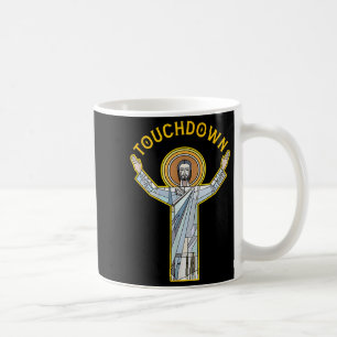 Mug Jesus Touchdown Amusant Citation de foi chrétienne
