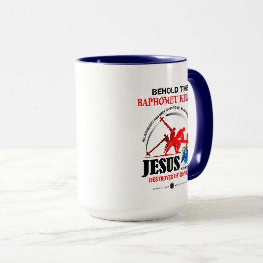 Mug Jésus : Tueur de Baphomet (Devant droit)