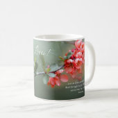 Mug Jésus Vit Des Fleurs De Printemps Bible Verse Pâqu (Devant droit)
