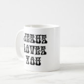 Mug Jésus vous aime (Devant gauche)