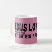 Mug Jésus vous aime (Devant gauche)