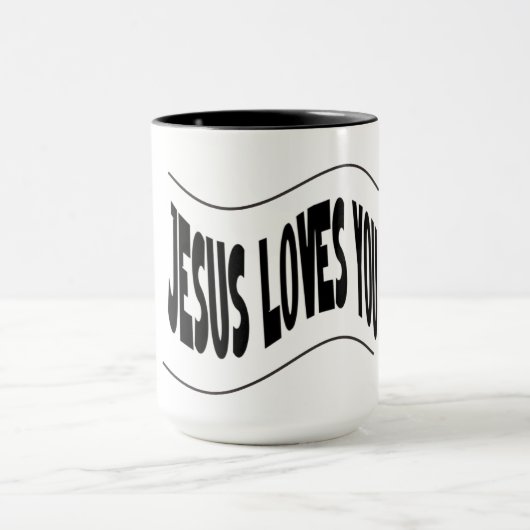 Mug Jésus vous aime (Centre)