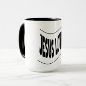 Mug Jésus vous aime (Devant gauche)