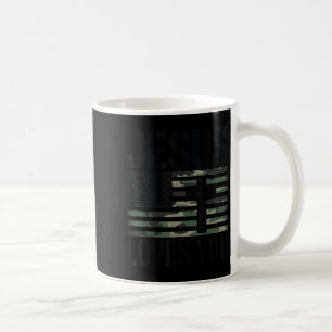Mug Jésus Vous Aime Camo Chrétien 4 Juillet Hommes Fem