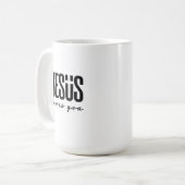 MUG JÉSUS VOUS AIME | CHRÉTIEN (Devant gauche)