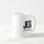 MUG JÉSUS VOUS AIME | CHRÉTIEN (Devant droit)