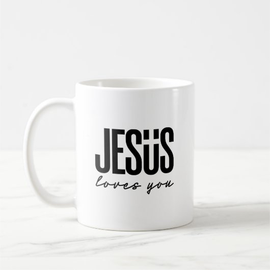 MUG JÉSUS VOUS AIME | CHRÉTIEN (Gauche)