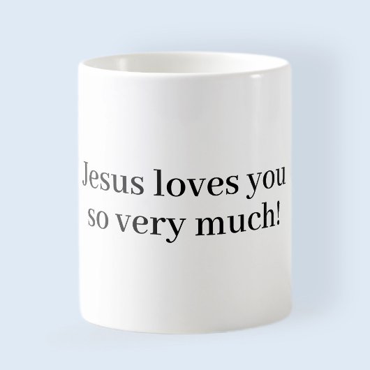 Mug Jésus vous aime tellement !