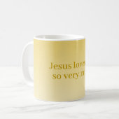 Mug Jésus vous aime tellement ! (Devant gauche)