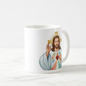 Mug Jésus vous bénit (Devant droit)