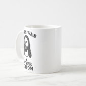 Mug Jesus Was A Power Bottom Funny Pride Christmas Gag (Devant gauche)