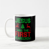 Mug Jesus Was The First-ecrow Reindeer Ugly Sweater Xm (Gauche)