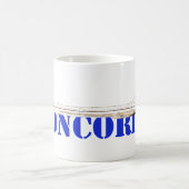 Mug Jet Concorde avec texte bleu gras (Centre)