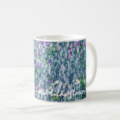 Mug Jet d'eau et fleurs lilas (Devant droit)