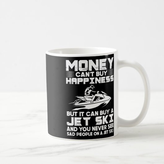 Mug Jet Ski L'argent ne peut pas acheter le bonheur, m (Droite)