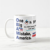 Mug J'étais anti Obama quand anti Obama n'était pas (Gauche)