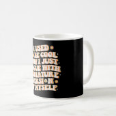 Mug J'étais cool maintenant je discute avec ma mini ve (Devant droit)