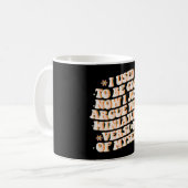 Mug J'étais cool maintenant je discute avec ma mini ve (Devant gauche)
