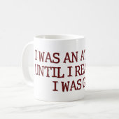 Mug J'étais dire athée d'humour (Devant gauche)