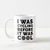 Mug J'Étais En Vélo Avant Qu'Il N'Était Cool (Gauche)
