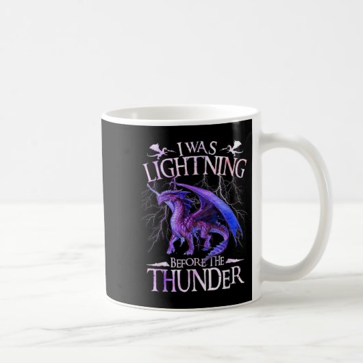 Mug J'Étais La Lumière Devant L'Amoureux Des Dragons D (Droite)
