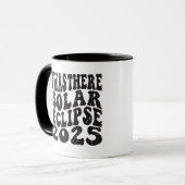 Mug J'Étais Là Solaire Eclipse 2025 Partial Eclipse (Devant gauche)