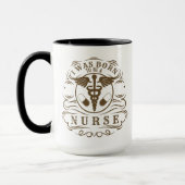 Mug J'étais né pour être infirmière (Gauche)