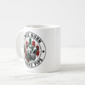 Mug J'étais né pour faire des Pips Conception de Trade (Devant gauche)