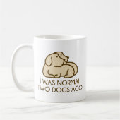 Mug J'étais normal il y a deux chiens (Gauche)