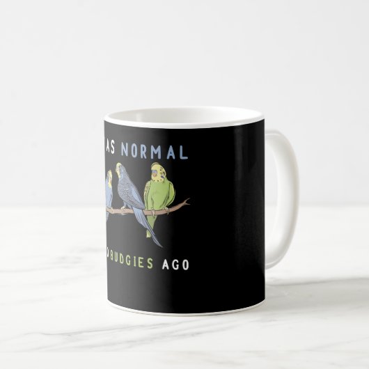 Mug J'Étais Normal Il Y A Deux Épouses, Budgie Bird (Devant droit)
