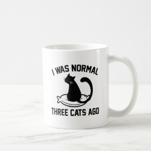 Mug J'Étais Normal Il Y A Trois Chats