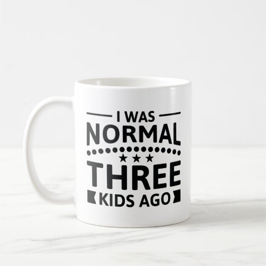 Mug J'Étais Normal Il Y A Trois Enfants (Gauche)