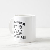Mug J'étais normale il y a trois chats (Devant gauche)
