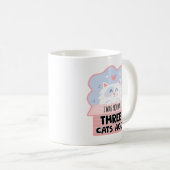 Mug J'étais normale il y a trois chats (Devant droit)
