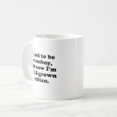 Mug J'étais un garçon manqué (Devant gauche)