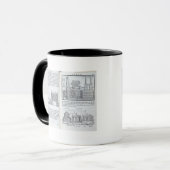 Mug Jetant des fondements, de "Della Architettura", (Devant gauche)