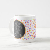 Mug Jeter De La Génialité Autour De Confetti (Devant gauche)