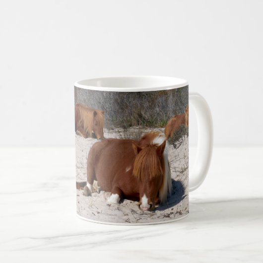 Mug Jeter des ponies sauvages au Parc national Assatea (Devant droit)