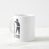 Mug Jeter les fascistes garder votre pays propre (Devant gauche)