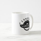 Mug J'éternue la sciure (Devant droit)