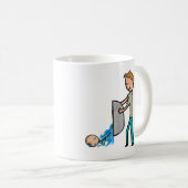 Mug Jetez Le Bébé Avec De L'Eau De Bain (Devant droit)