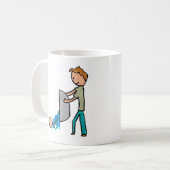 Mug Jetez Le Bébé Avec De L'Eau De Bain (Devant gauche)