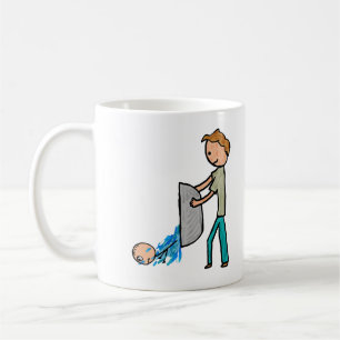 Mug Jetez Le Bébé Avec De L'Eau De Bain